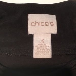 Chico's Tops - Chico’s Black Silky Blouse Chico's Tops - Chico’s Black Silky Blouse